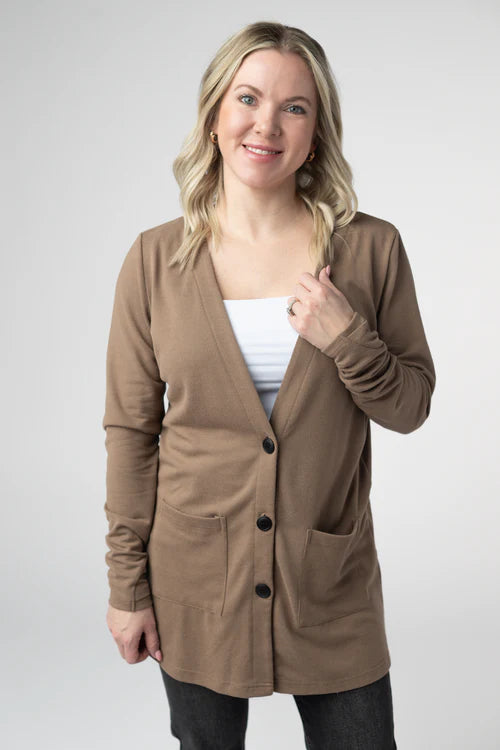 PREORDER  Michelle Mae | Cori Cardigan | Mocha