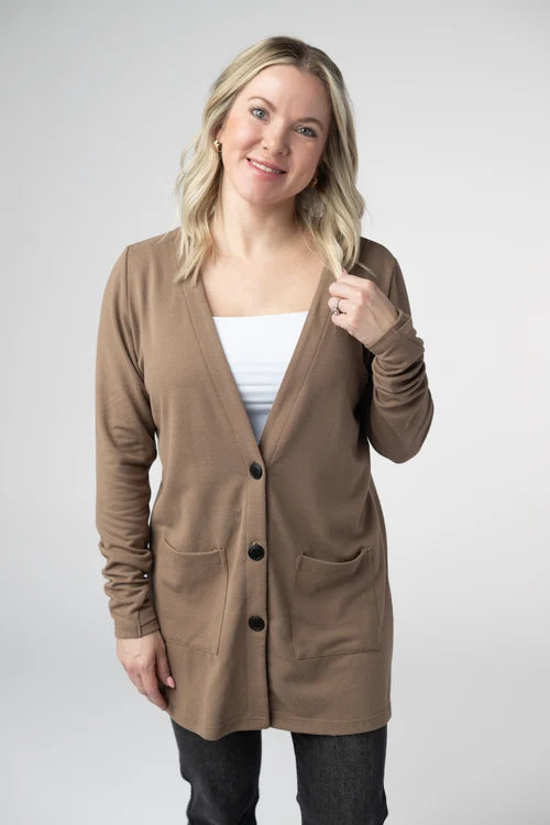 PREORDER  Michelle Mae | Cori Cardigan | Mocha