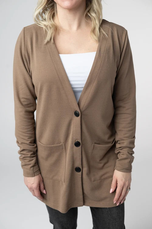 PREORDER  Michelle Mae | Cori Cardigan | Mocha