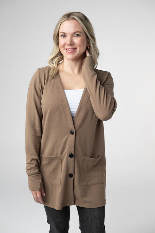 PREORDER  Michelle Mae | Cori Cardigan | Mocha