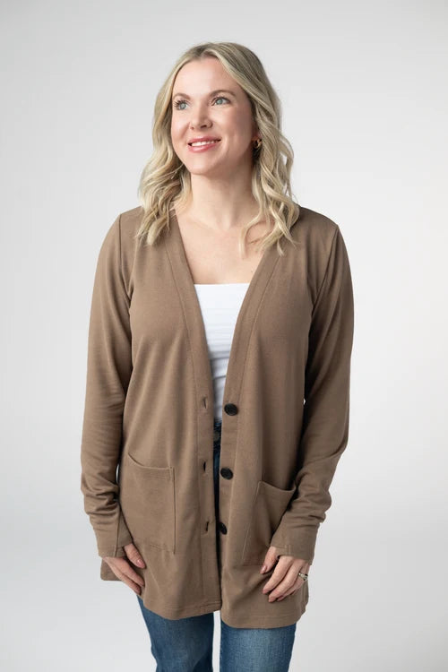 PREORDER  Michelle Mae | Cori Cardigan | Mocha