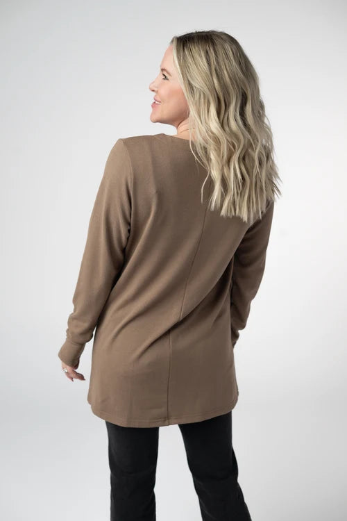 PREORDER  Michelle Mae | Cori Cardigan | Mocha