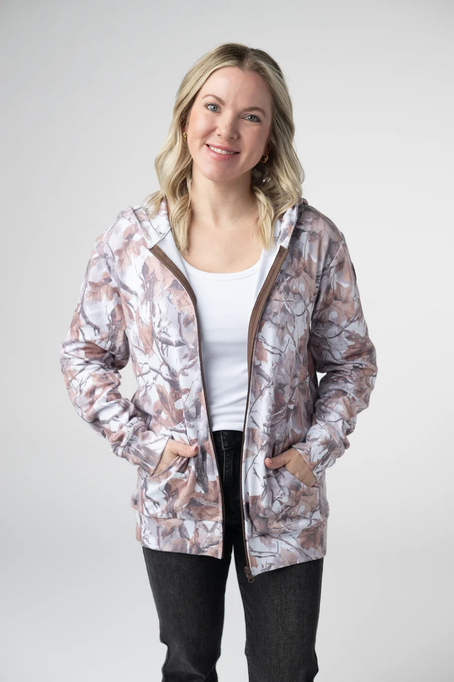 PREORDER Michelle Mae | FullZip Hoodie | Woodsy Camo