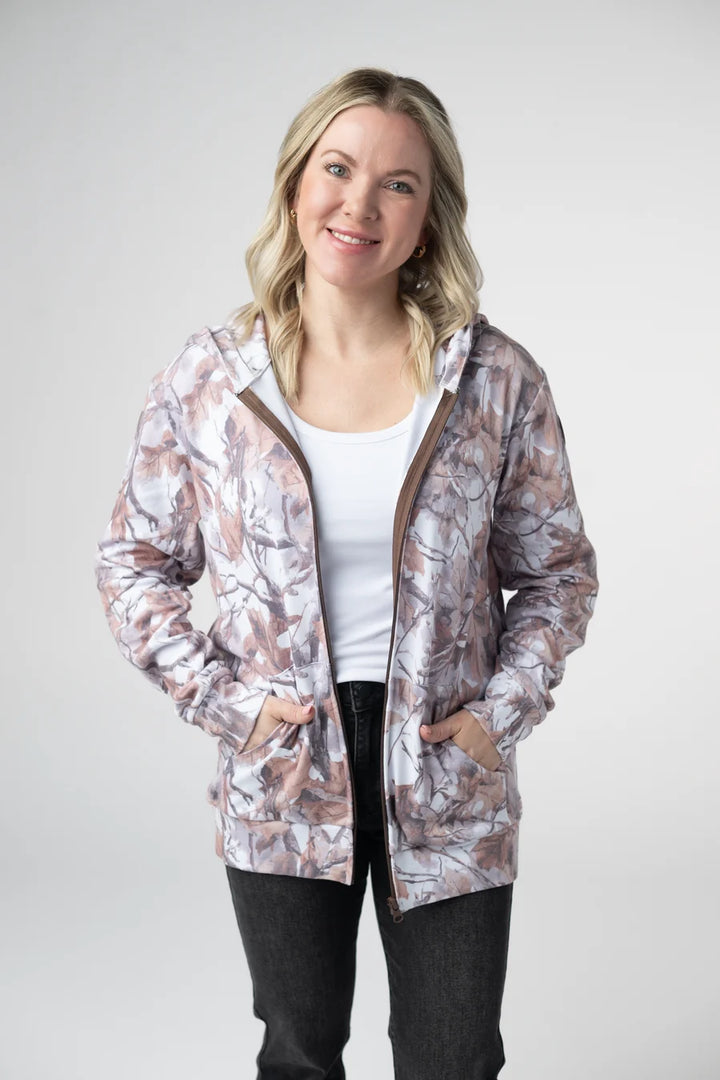 PREORDER Michelle Mae | FullZip Hoodie | Woodsy Camo