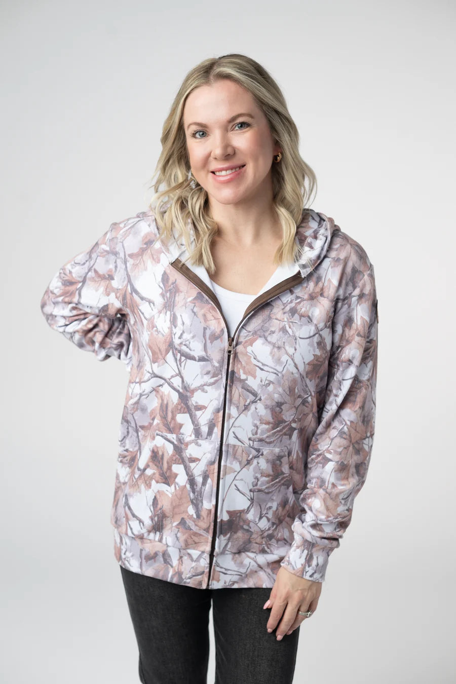 PREORDER Michelle Mae | FullZip Hoodie | Woodsy Camo