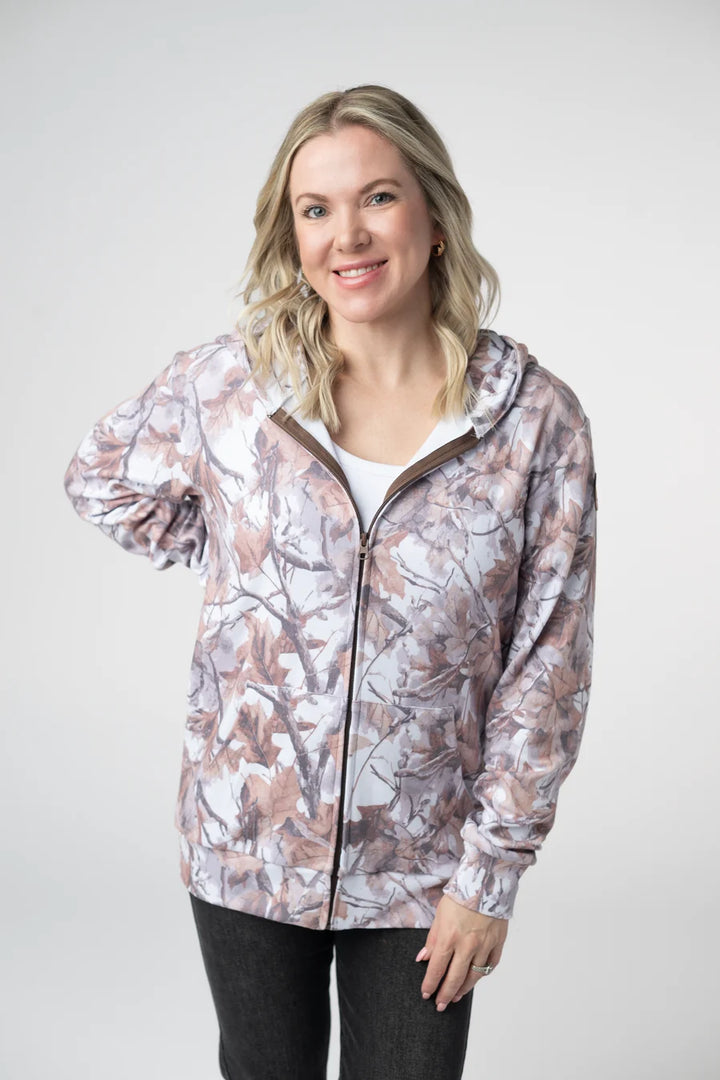 PREORDER Michelle Mae | FullZip Hoodie | Woodsy Camo