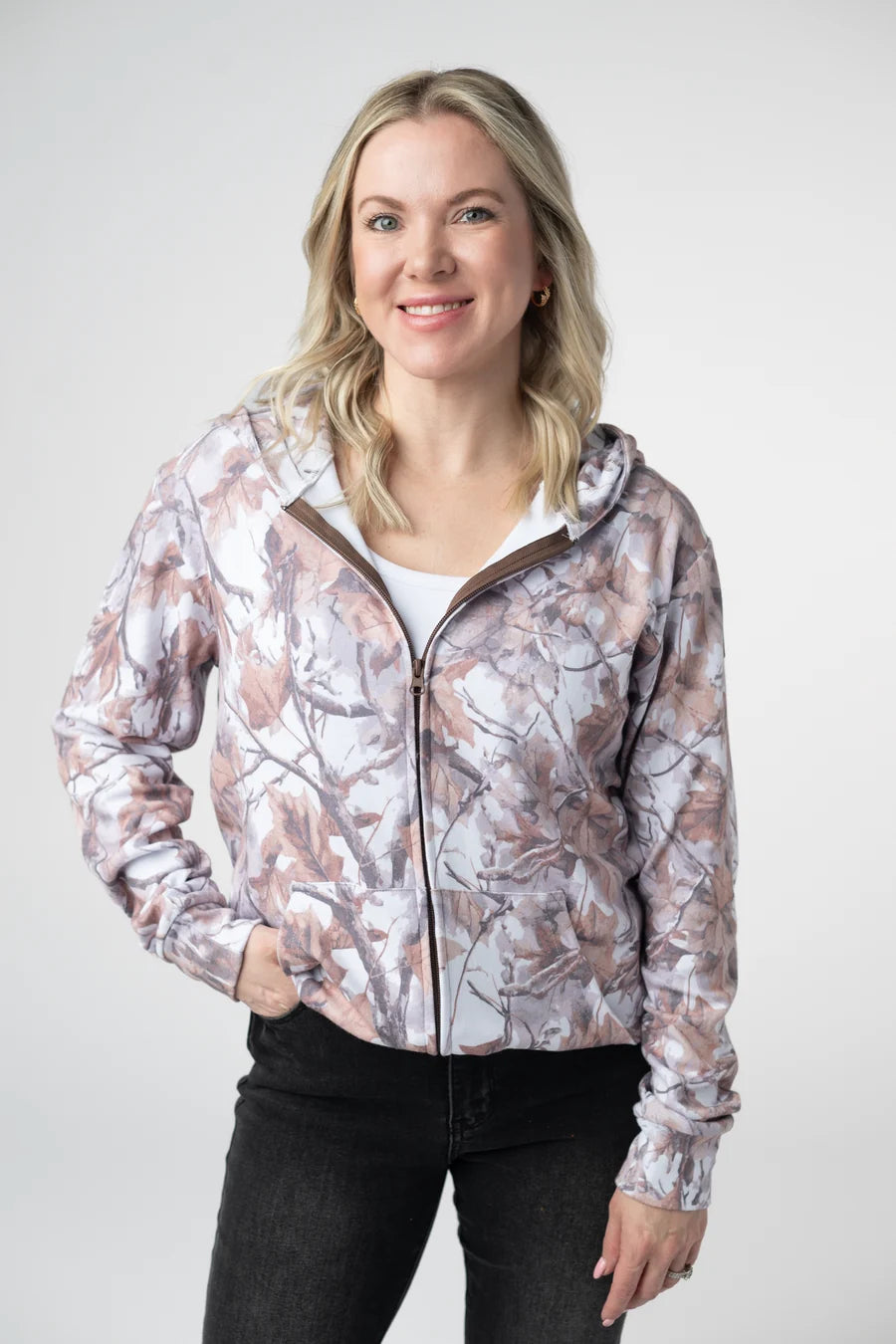 PREORDER Michelle Mae | FullZip Hoodie | Woodsy Camo