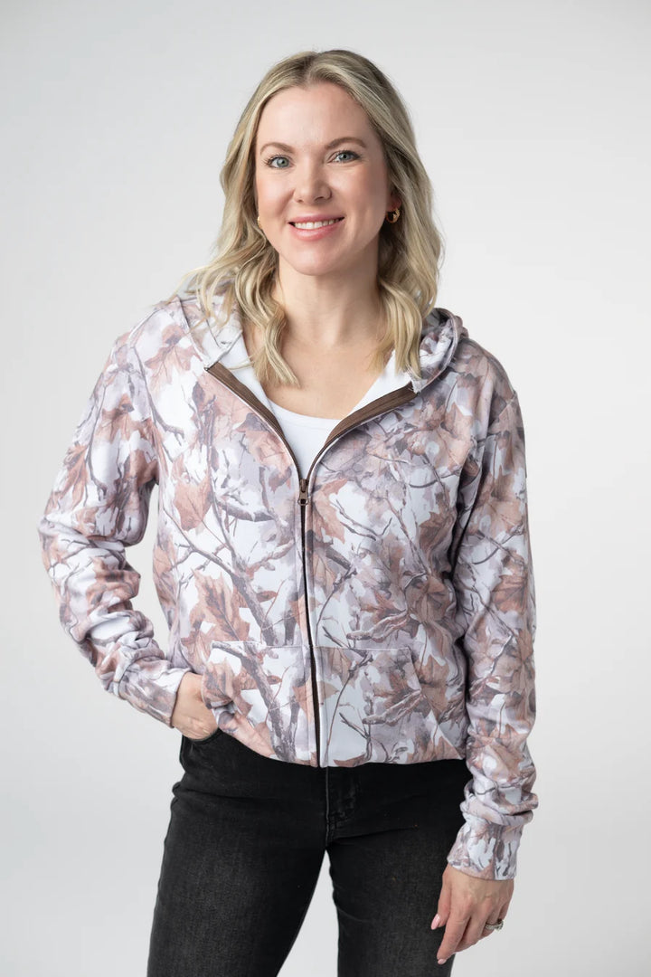 PREORDER Michelle Mae | FullZip Hoodie | Woodsy Camo