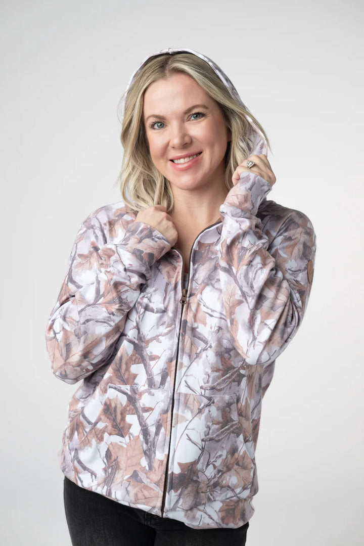 PREORDER Michelle Mae | FullZip Hoodie | Woodsy Camo