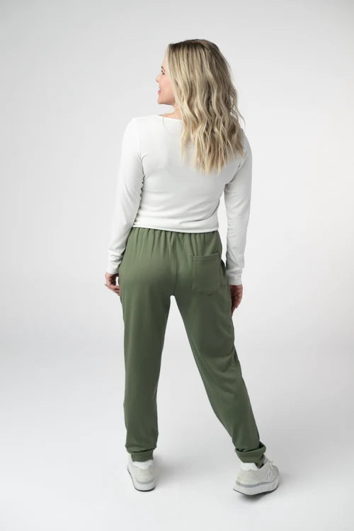 PREORDER  Michelle Mae | Cloud Joggers | Olive