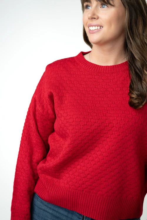 PREORDER  Michelle Mae | Gianna Pullover | Red