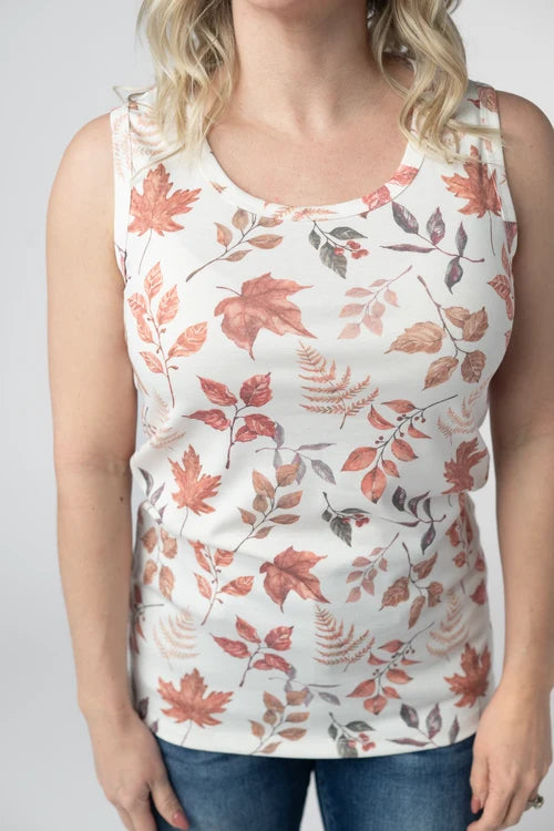 PREORDER  Michelle Mae | Ava Tank | Harvest Leaves - ETA AUG 10
