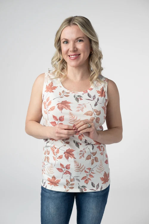 PREORDER  Michelle Mae | Ava Tank | Harvest Leaves - ETA AUG 10