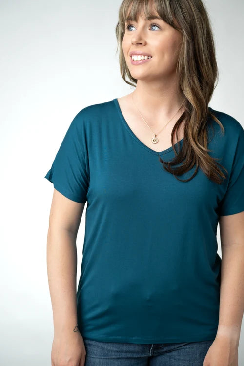 PREORDER  Michelle Mae | Chloe Cozy Tee | Teal