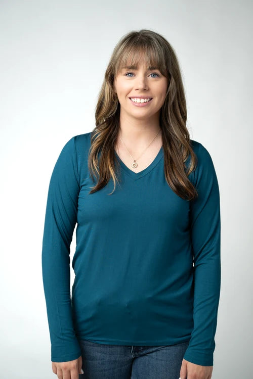 Michelle Mae | Larissa Long Sleeve | Teal