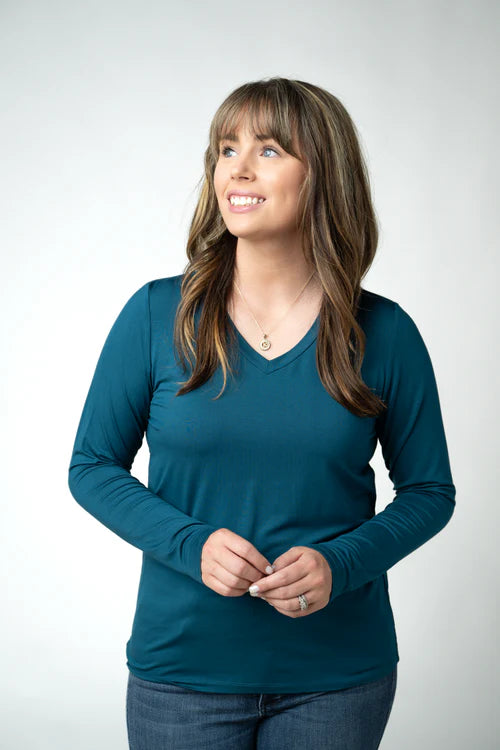 Michelle Mae | Larissa Long Sleeve | Teal