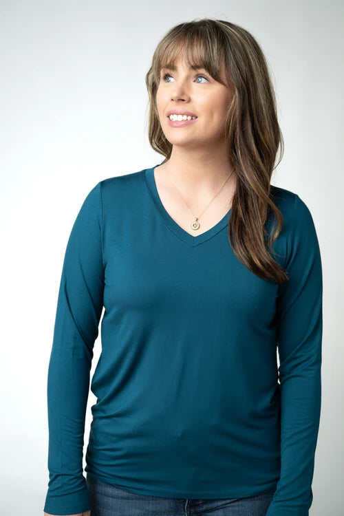 Michelle Mae | Larissa Long Sleeve | Teal
