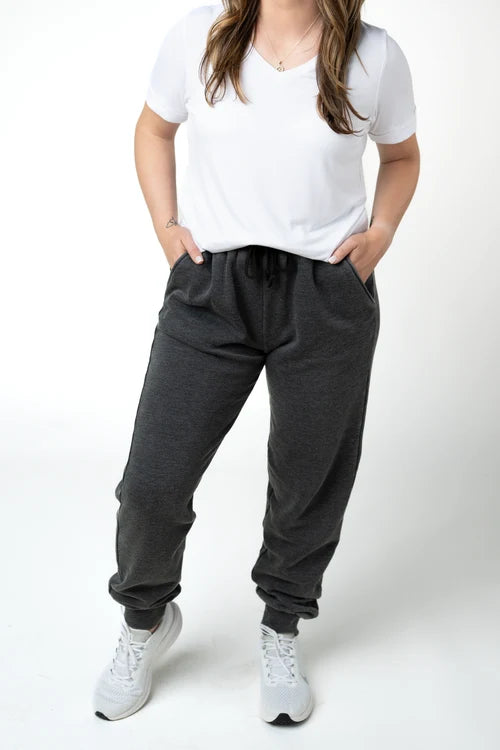 PREORDER  Michelle Mae | Vintage Wash Joggers | Black