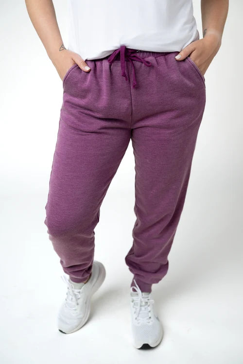PREORDER  Michelle Mae | Vintage Wash Joggers | Purple