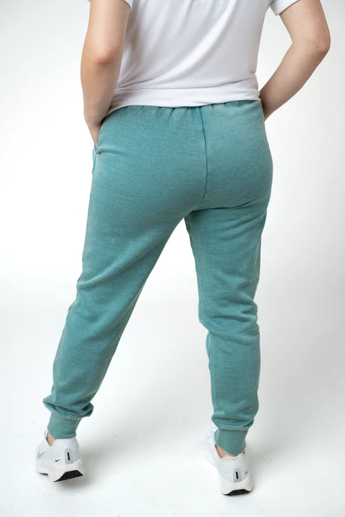PREORDER  Michelle Mae | Vintage Wash Joggers | Teal