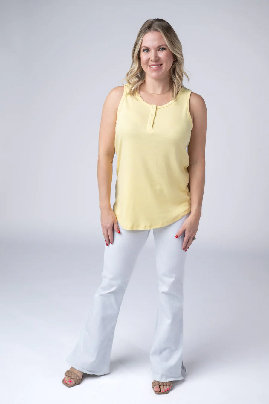 Michelle Mae | Allison Henley Tank | Yellow