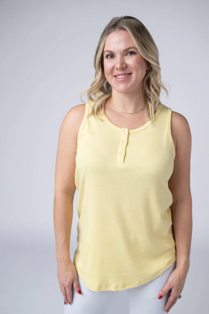 Michelle Mae | Allison Henley Tank | Yellow