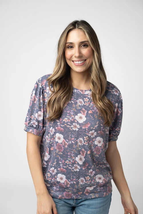 PREORDER  Michelle Mae | Katie Cozy Top | Blushwood Floral