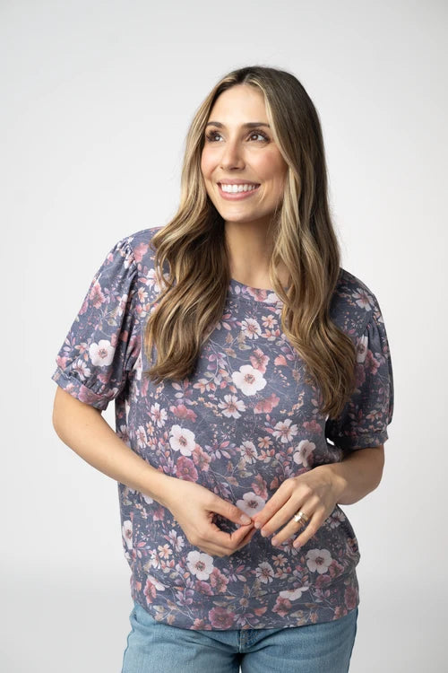 PREORDER  Michelle Mae | Katie Cozy Top | Blushwood Floral