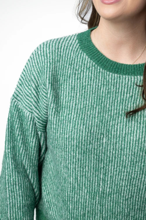 PREORDER  Michelle Mae | Josie Cozy Crew Neck | Green