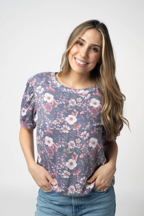 PREORDER  Michelle Mae | Katie Cozy Top | Blushwood Floral
