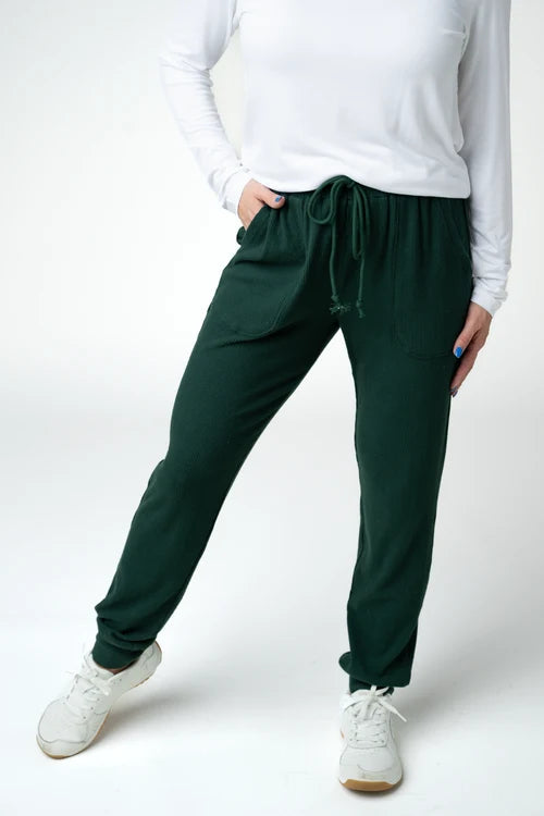 PREORDER  Michelle Mae | Corrine Joggers | Evergreen