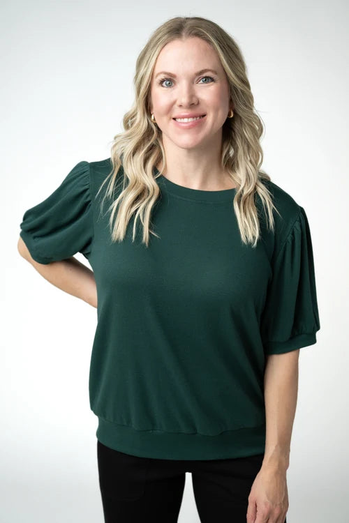 PREORDER  Michelle Mae | Katie Cozy Top | Evergreen