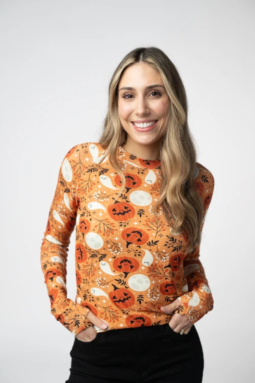 PREORDER  Michelle Mae | Blair Long Sleeve Top | Spooky Autumn