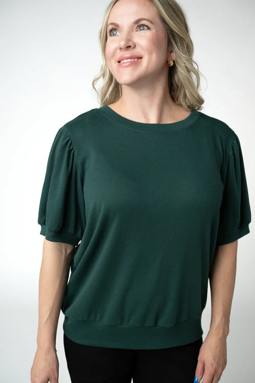 PREORDER  Michelle Mae | Katie Cozy Top | Evergreen