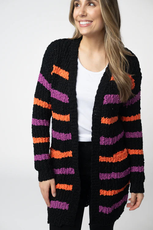 PREORDER  Michelle Mae | Bright Striped Cardigan