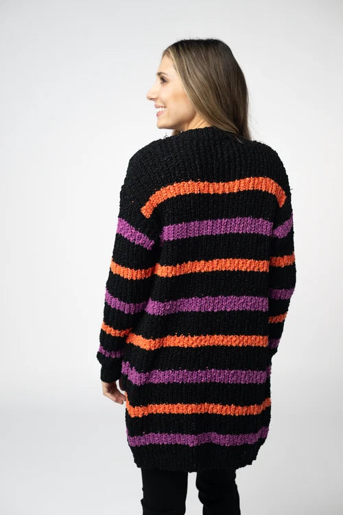 PREORDER  Michelle Mae | Bright Striped Cardigan