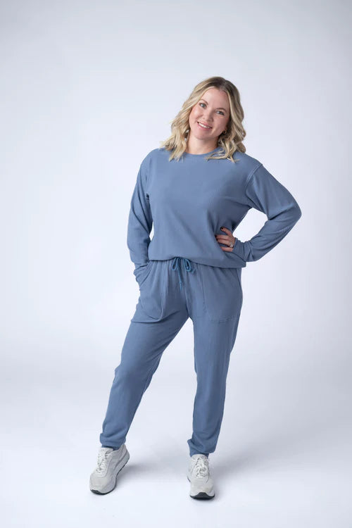 Michelle Mae | Corrine Joggers | Denim