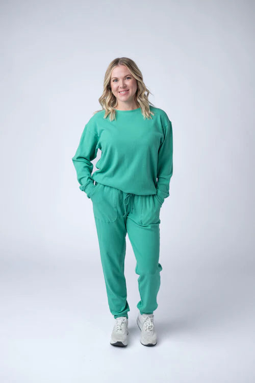 PREORDER  Michelle Mae | Corrine Joggers | Emerald