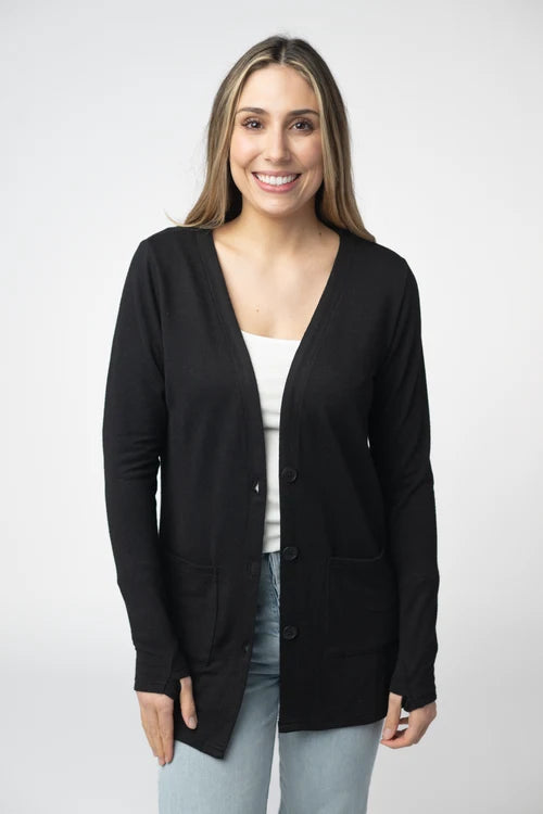 PREORDER  Michelle Mae | Cori Cardigan | Black - ETA END AUG