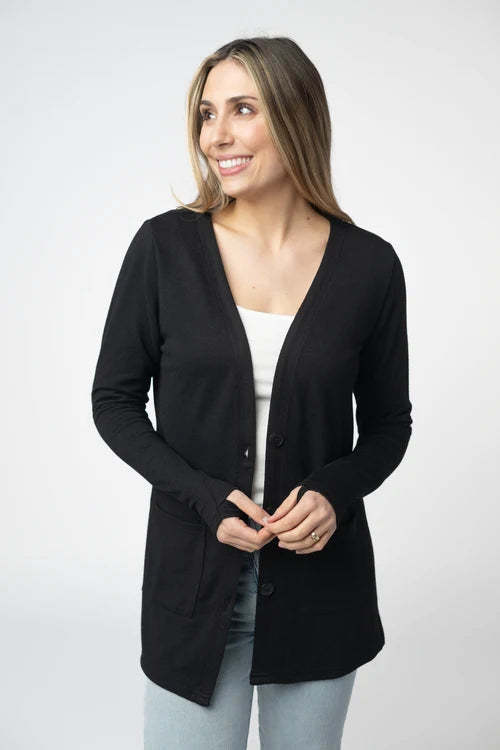 PREORDER  Michelle Mae | Cori Cardigan | Black - ETA END AUG