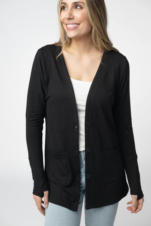 PREORDER  Michelle Mae | Cori Cardigan | Black - ETA END AUG