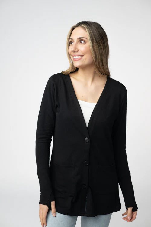 PREORDER  Michelle Mae | Cori Cardigan | Black - ETA END AUG