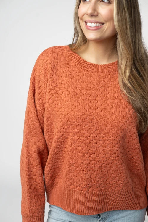 PREORDER  Michelle Mae | Gianna Pullover | Pumpkin