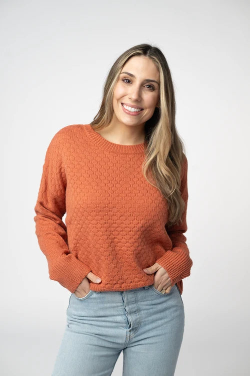 PREORDER  Michelle Mae | Gianna Pullover | Pumpkin