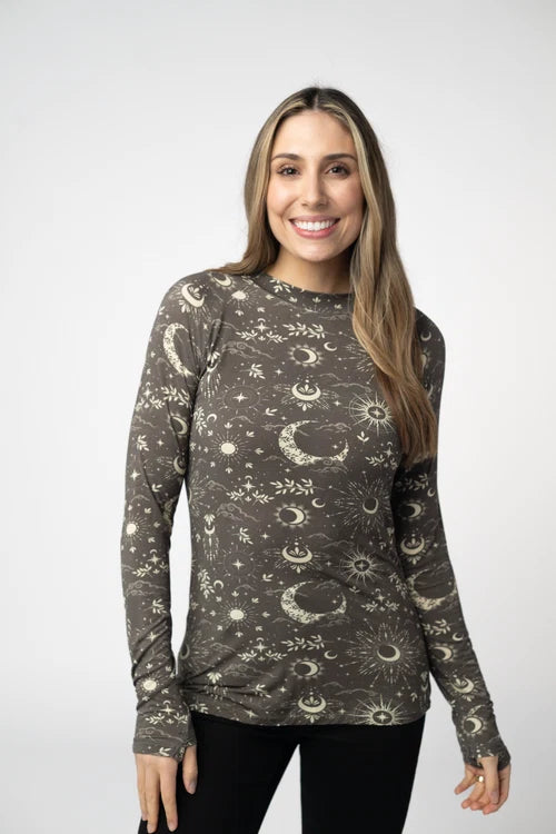 PREORDER  Michelle Mae | Blair Long Sleeve Top | Celestial Nights