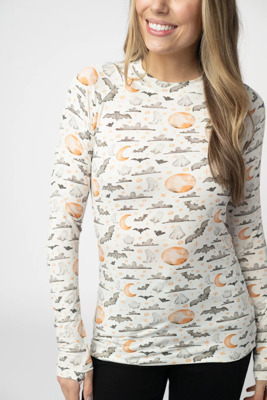 PREORDER  Michelle Mae | Blair Long Sleeve Top | Haunted Halloween