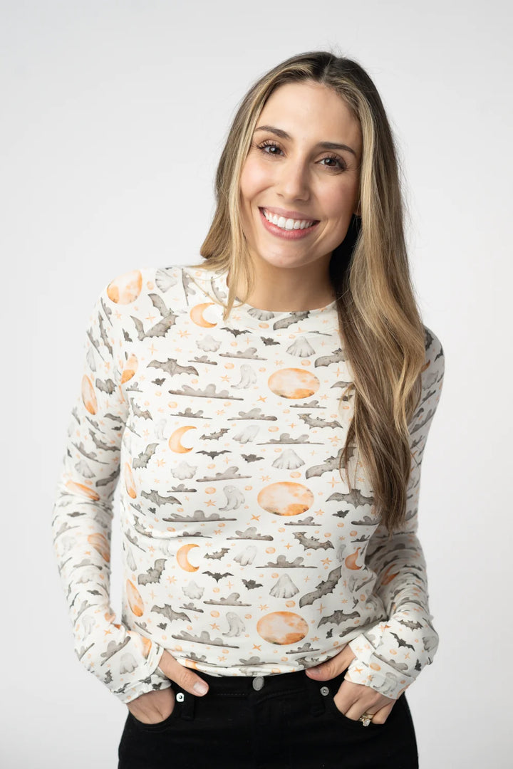 PREORDER  Michelle Mae | Blair Long Sleeve Top | Haunted Halloween