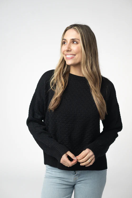 PREORDER  Michelle Mae | Gianna Pullover | Black