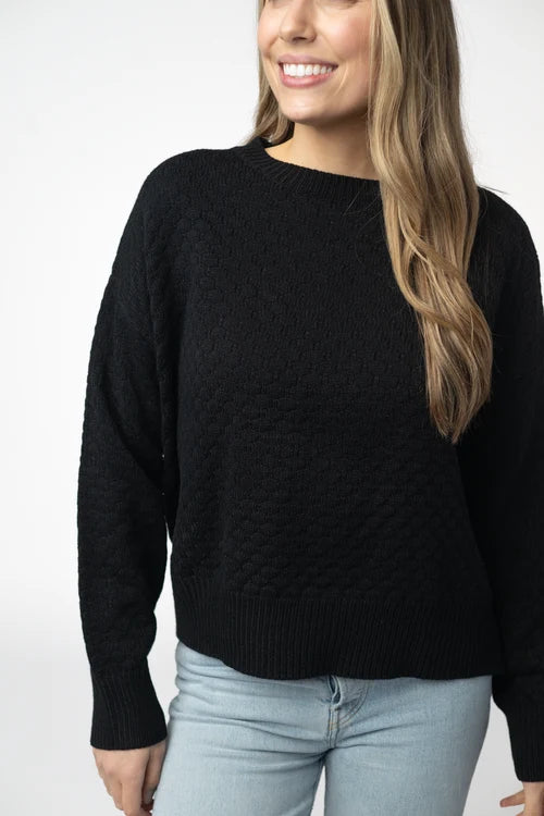 PREORDER  Michelle Mae | Gianna Pullover | Black