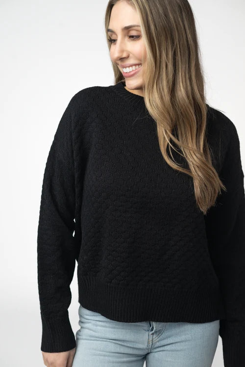 PREORDER  Michelle Mae | Gianna Pullover | Black